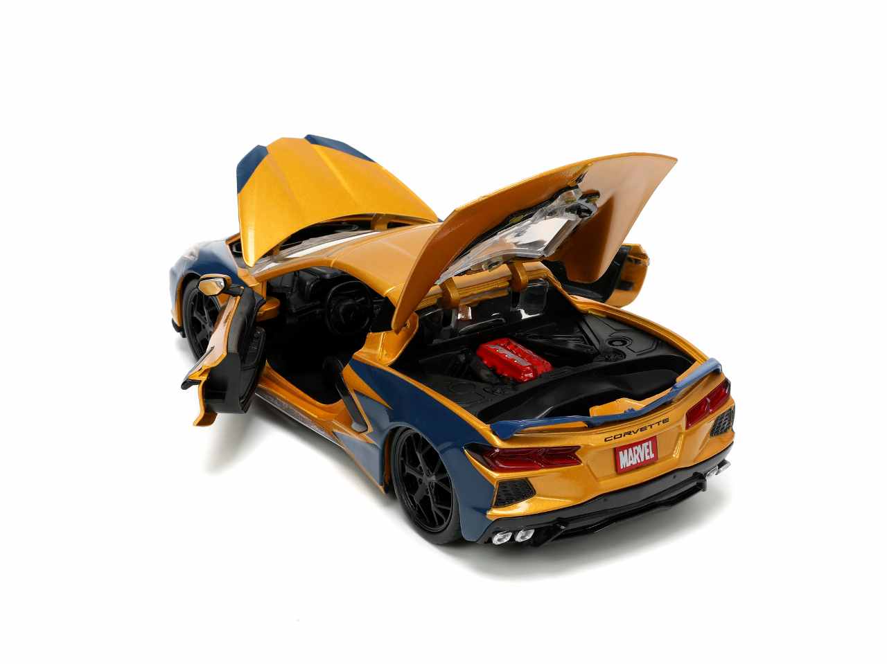 Wolverin Chevy Corvette in Die- Cast 1:24 X-men Jada Toys