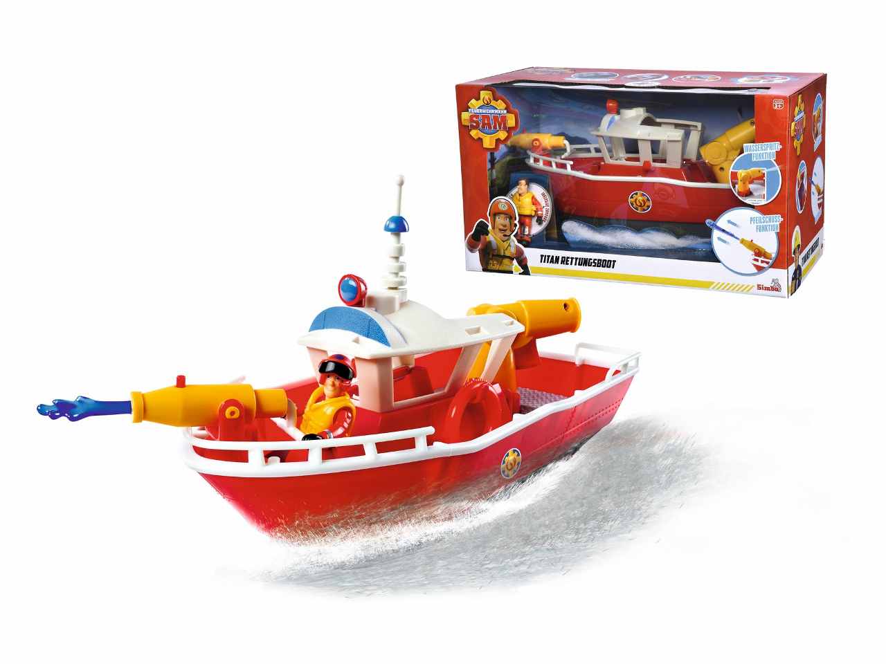 Sam il pompiere titan fireboat