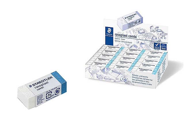 Gomma per cancellare staedtler bianco 4.3x1.9x1.3cm 30 pezzi pezzi