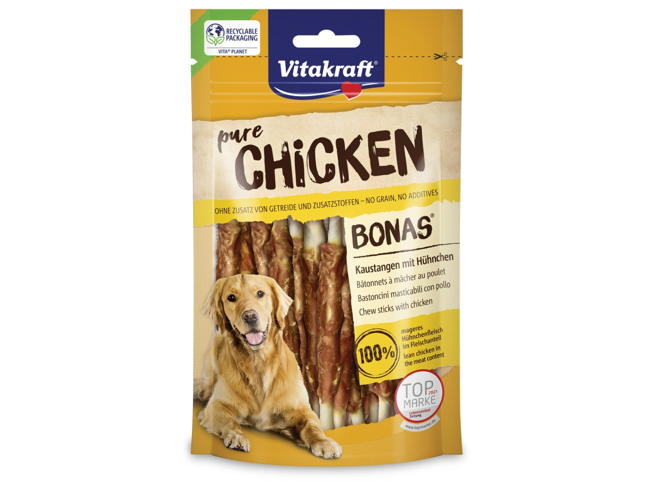 Bonas - bastoncini con pollo 80gr snacks per cani