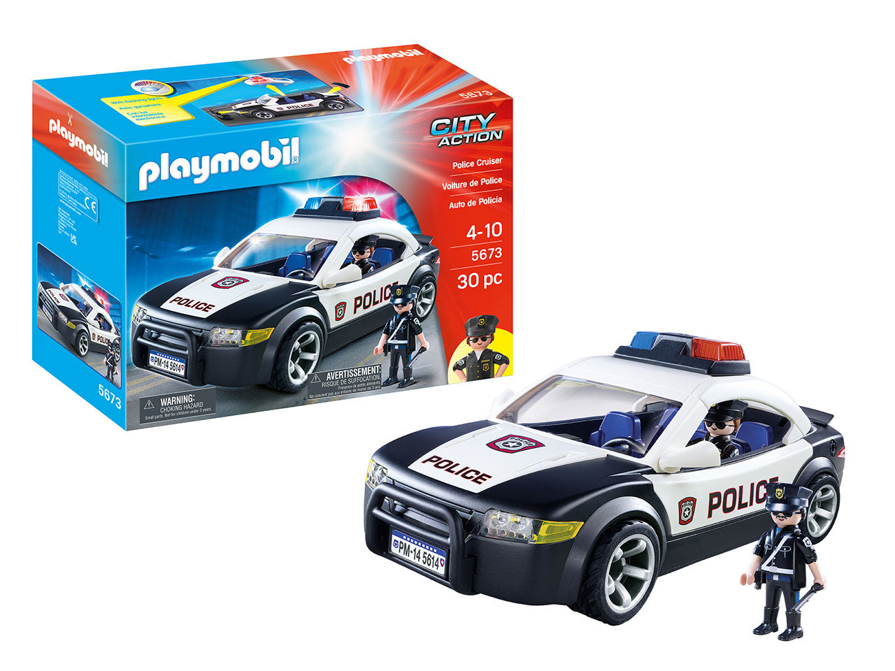 Playmobil city action police cruiser