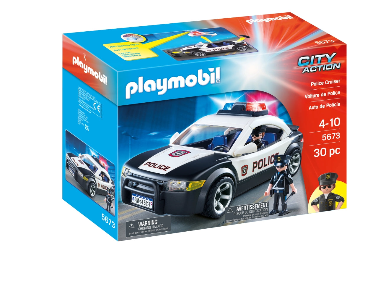 Playmobil city action police cruiser