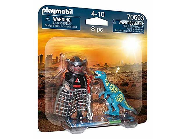 Playmobil velociraptor e cacc.70693