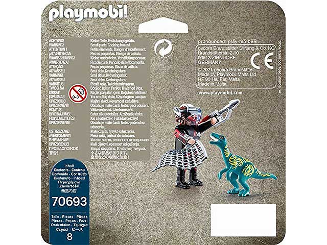 Playmobil velociraptor e cacc.70693