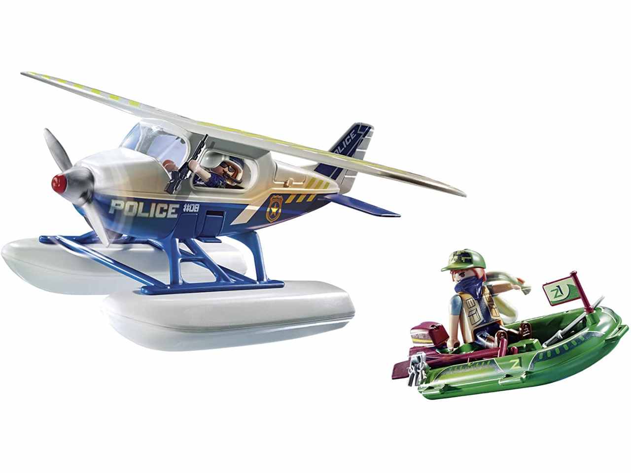Playmobil idrovolante della poliz.70779