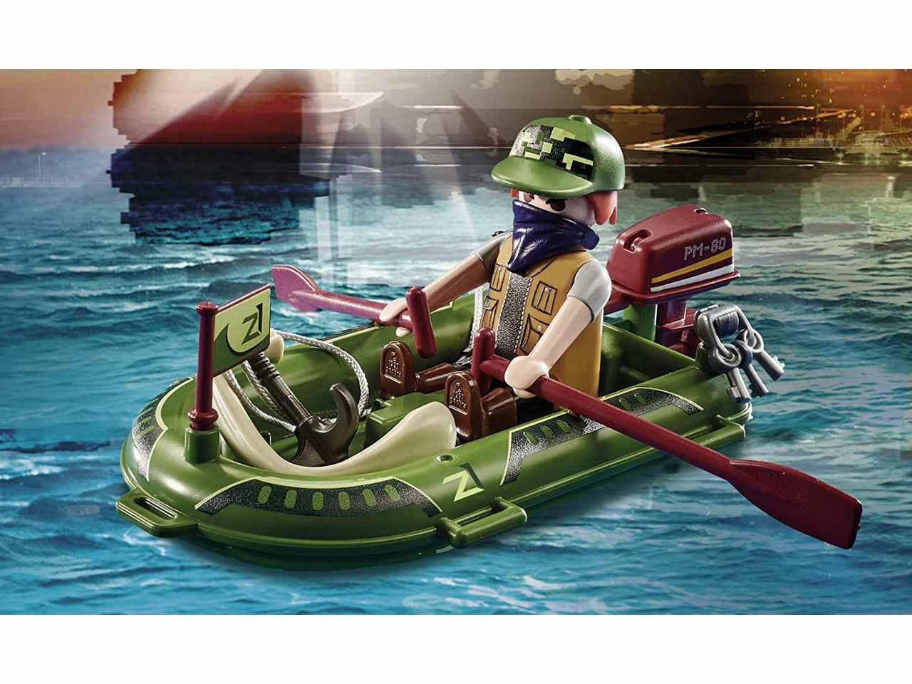 Playmobil idrovolante della poliz.70779