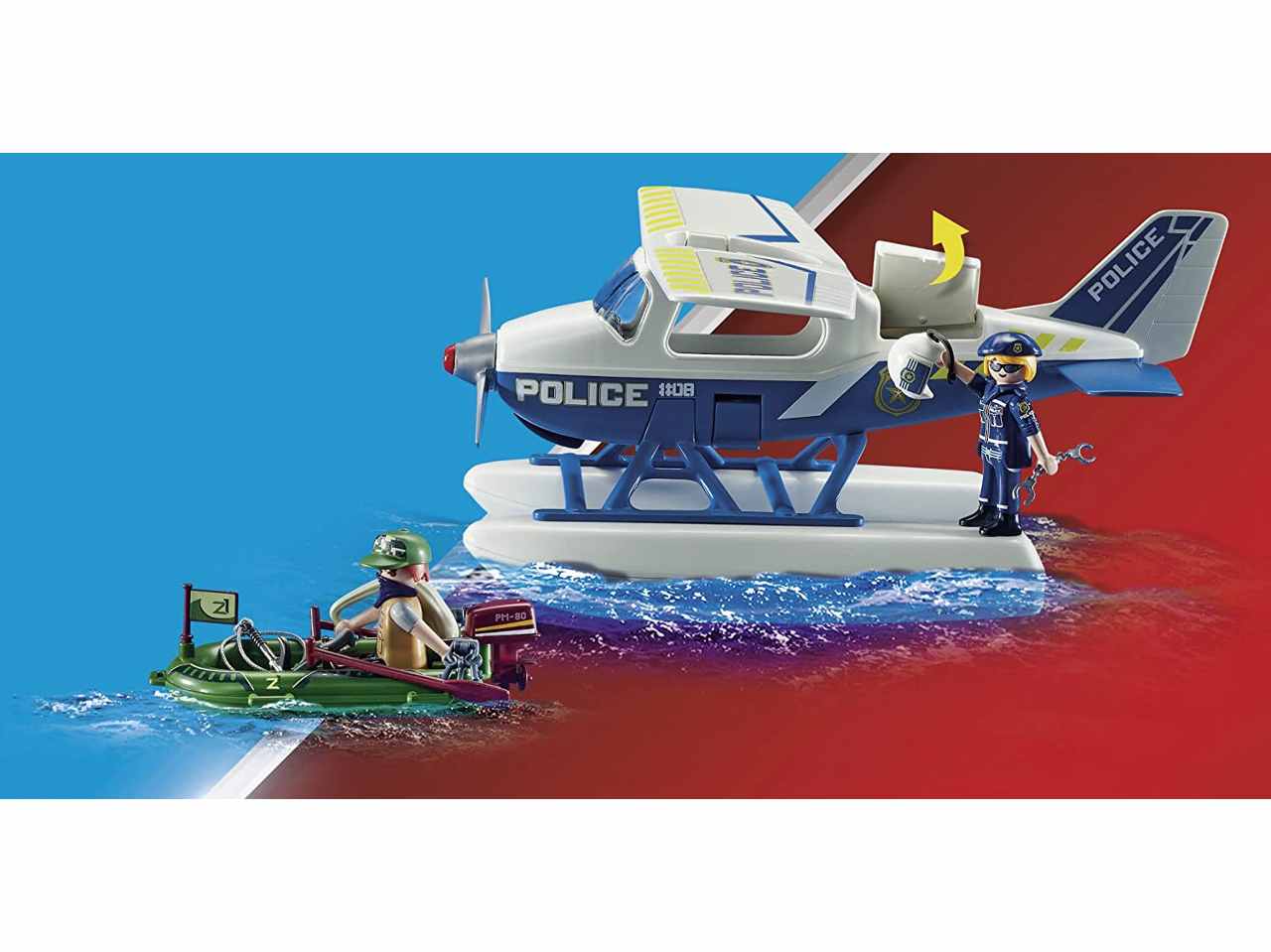 Playmobil idrovolante della poliz.70779
