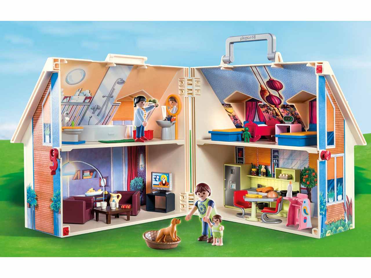 Playmobil take along dollhouse 70985