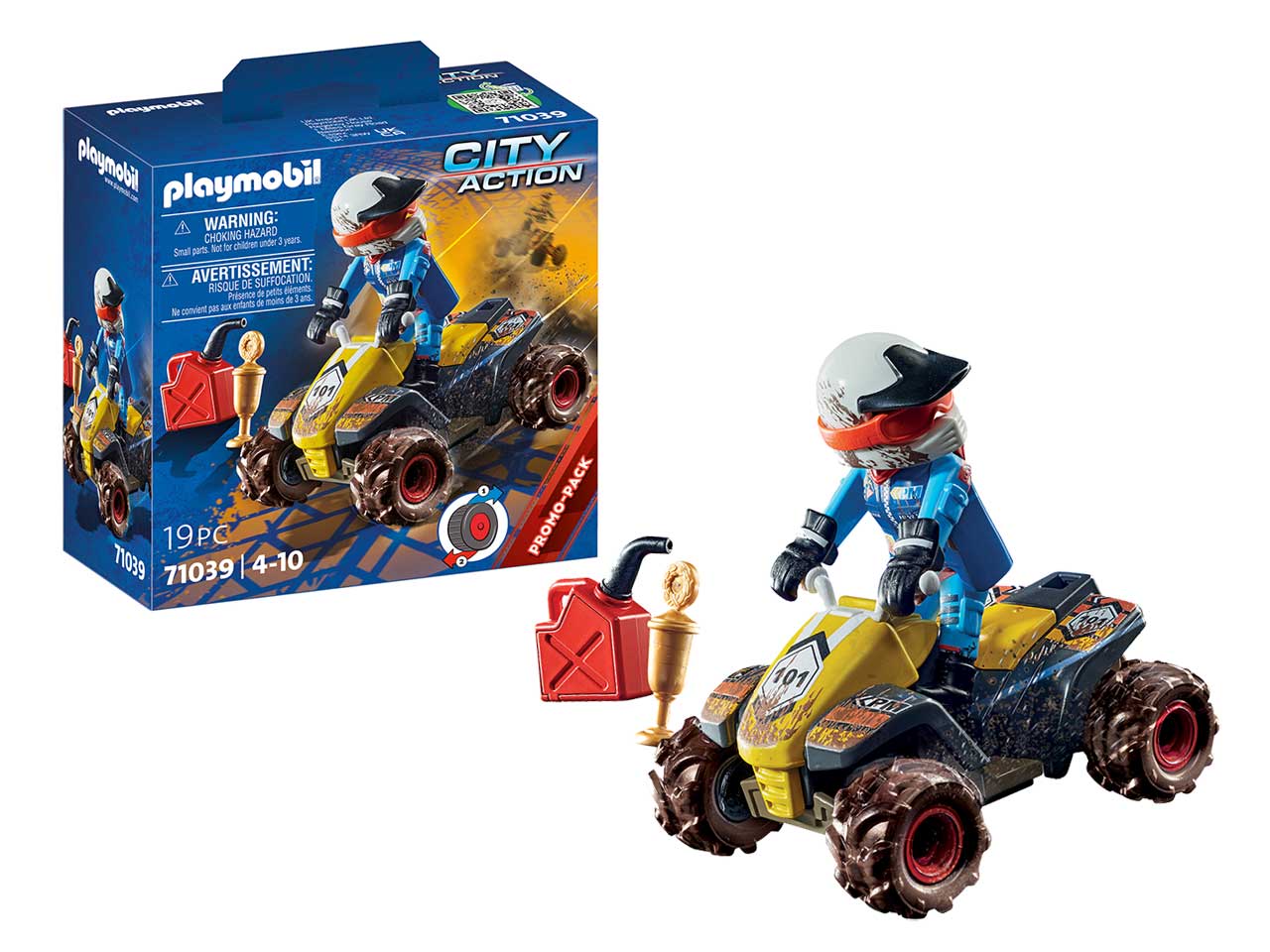 Playmobil city action quad fuoristrada