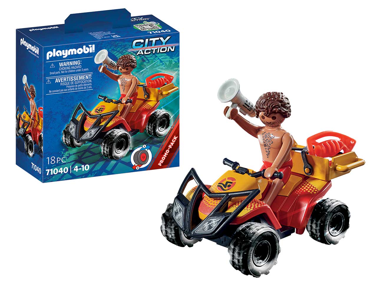 Playmobil city action quad guardaspiaggia