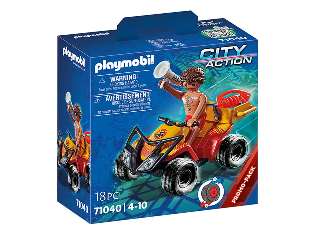 Playmobil city action quad guardaspiaggia