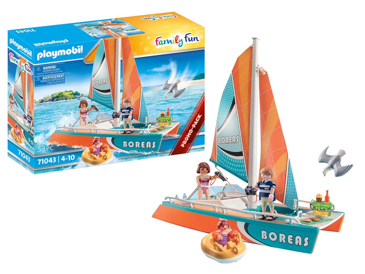 Playmobil city action catamarano