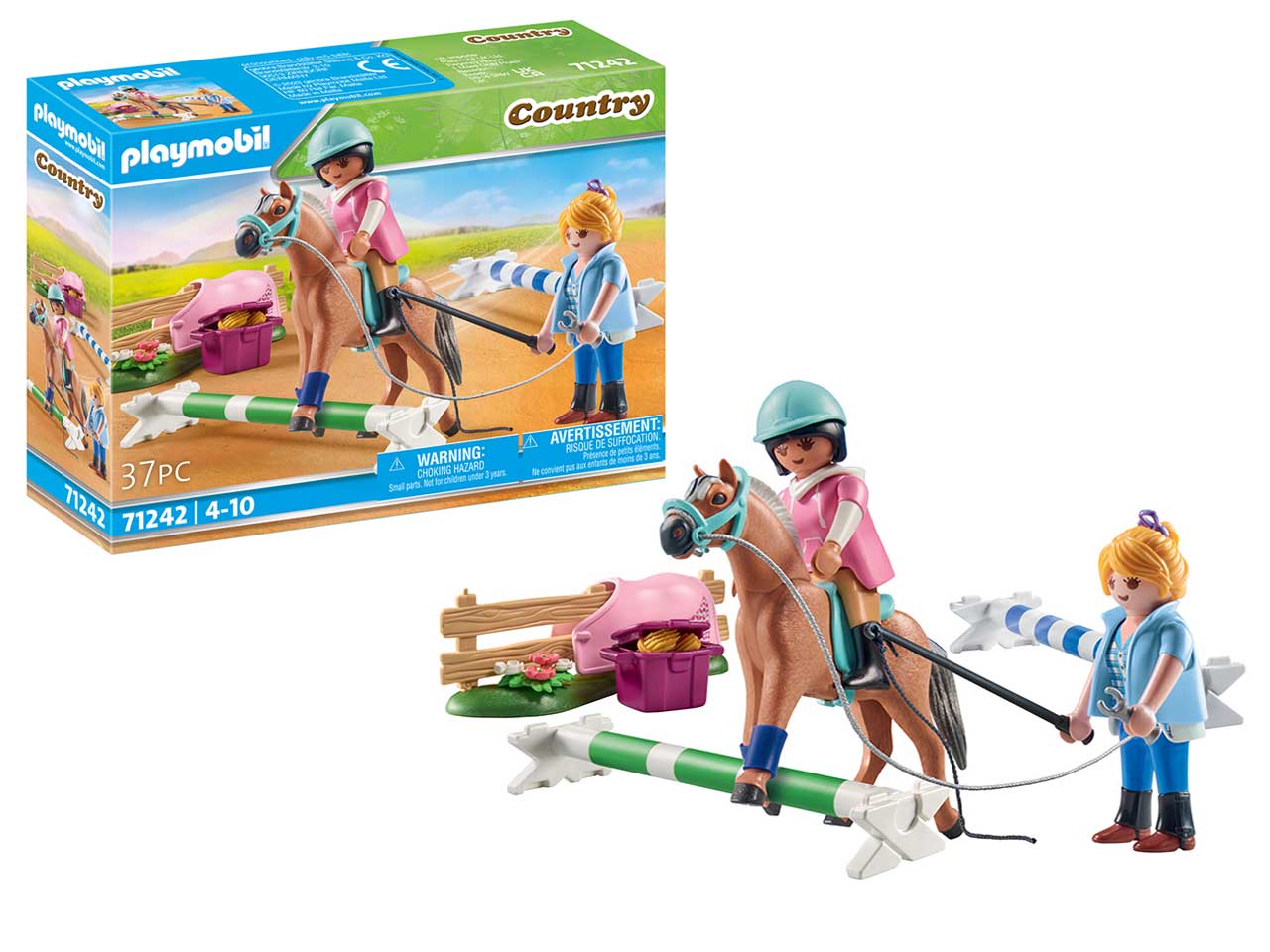 Playmobil country lezione di equitazione