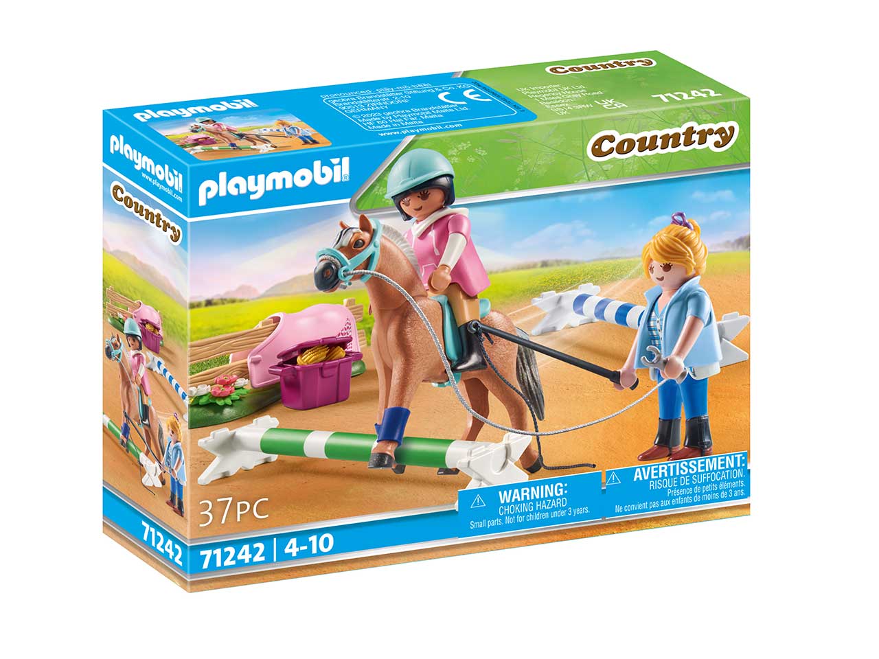 Playmobil country lezione di equitazione