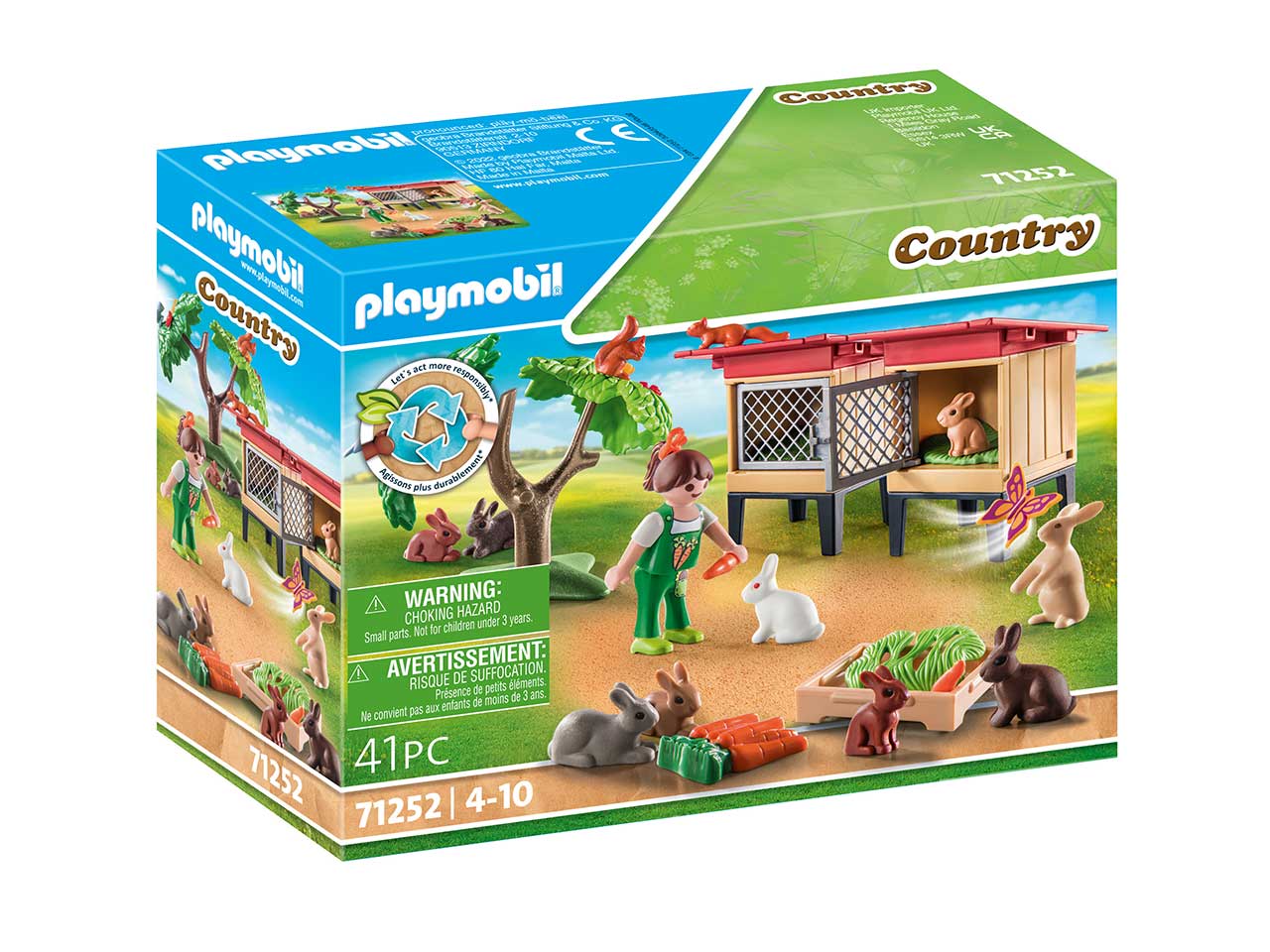 Playmobil country recinto dei conigli