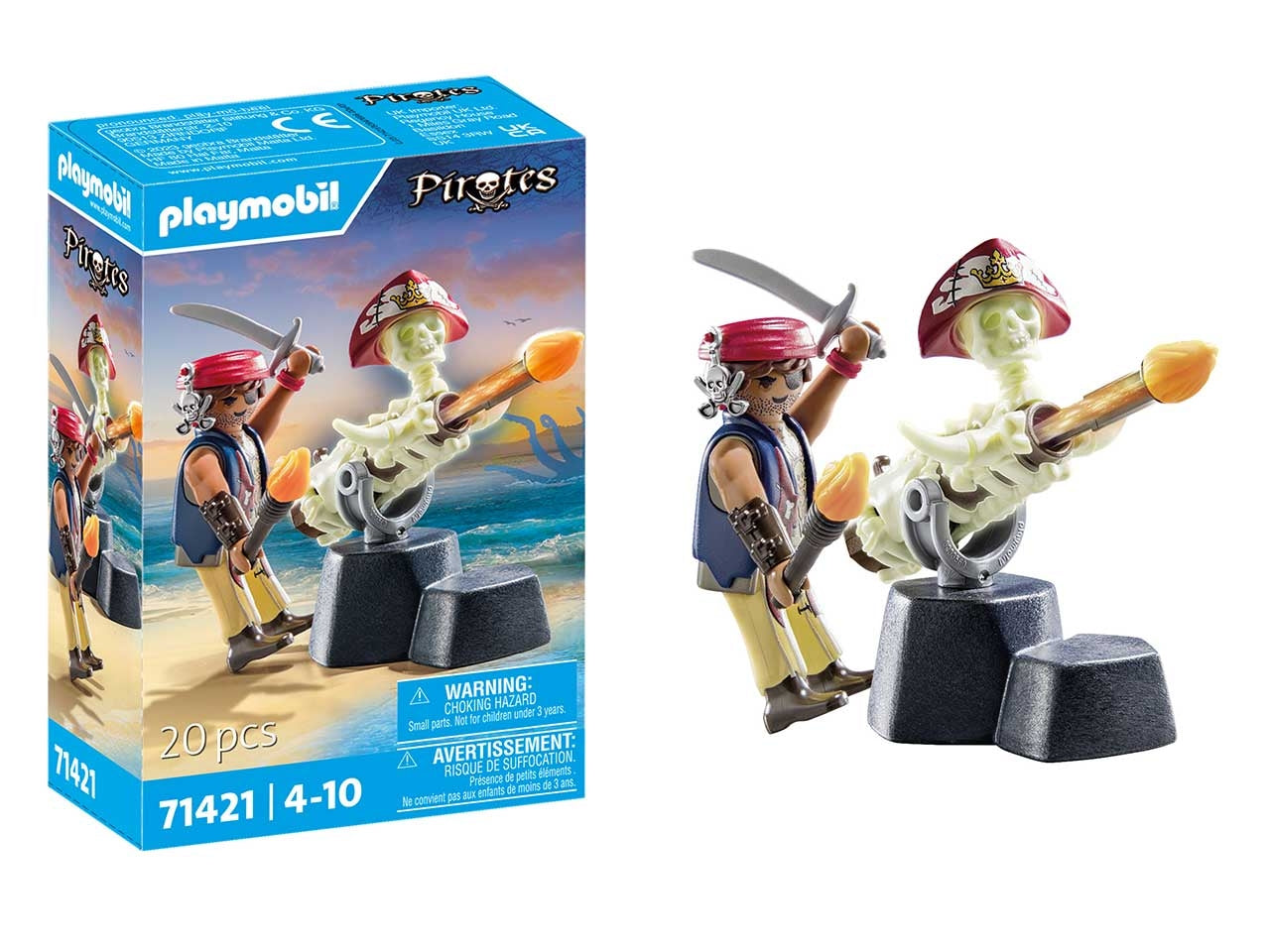 Playmobil pirata con cannone