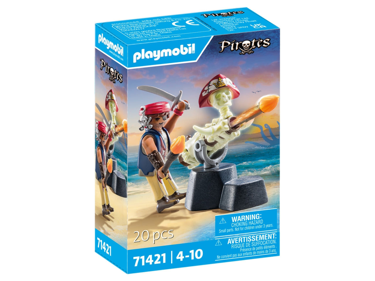 Playmobil pirata con cannone