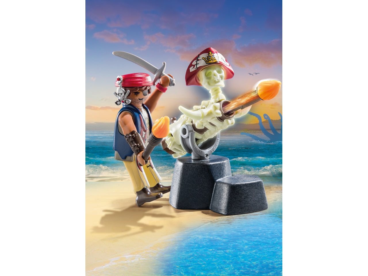 Playmobil pirata con cannone