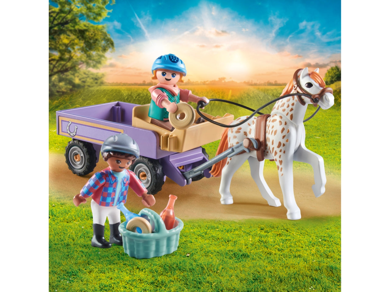 Playmobil carrozza con pony