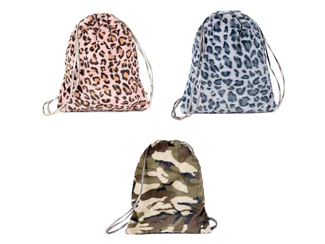 Sacca ecopelliccia animalier bru0014