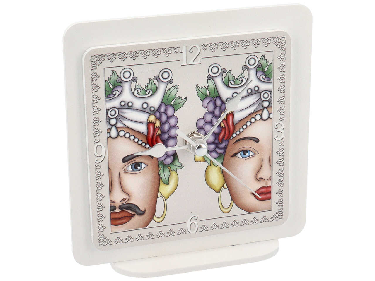 Orologio testa di moro bianco cr-4033