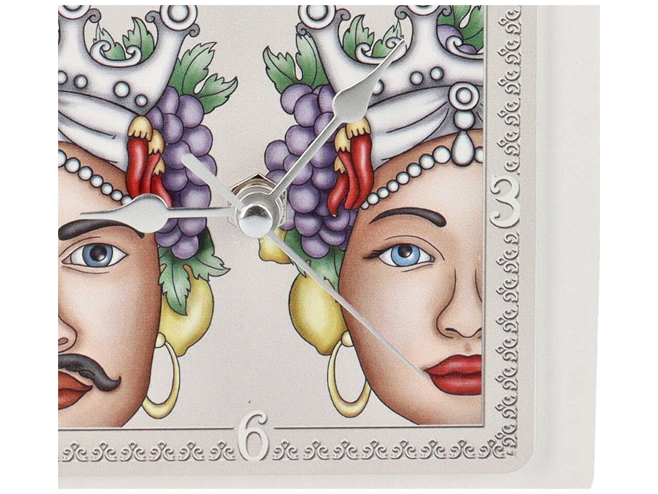 Orologio testa di moro bianco cr-4033