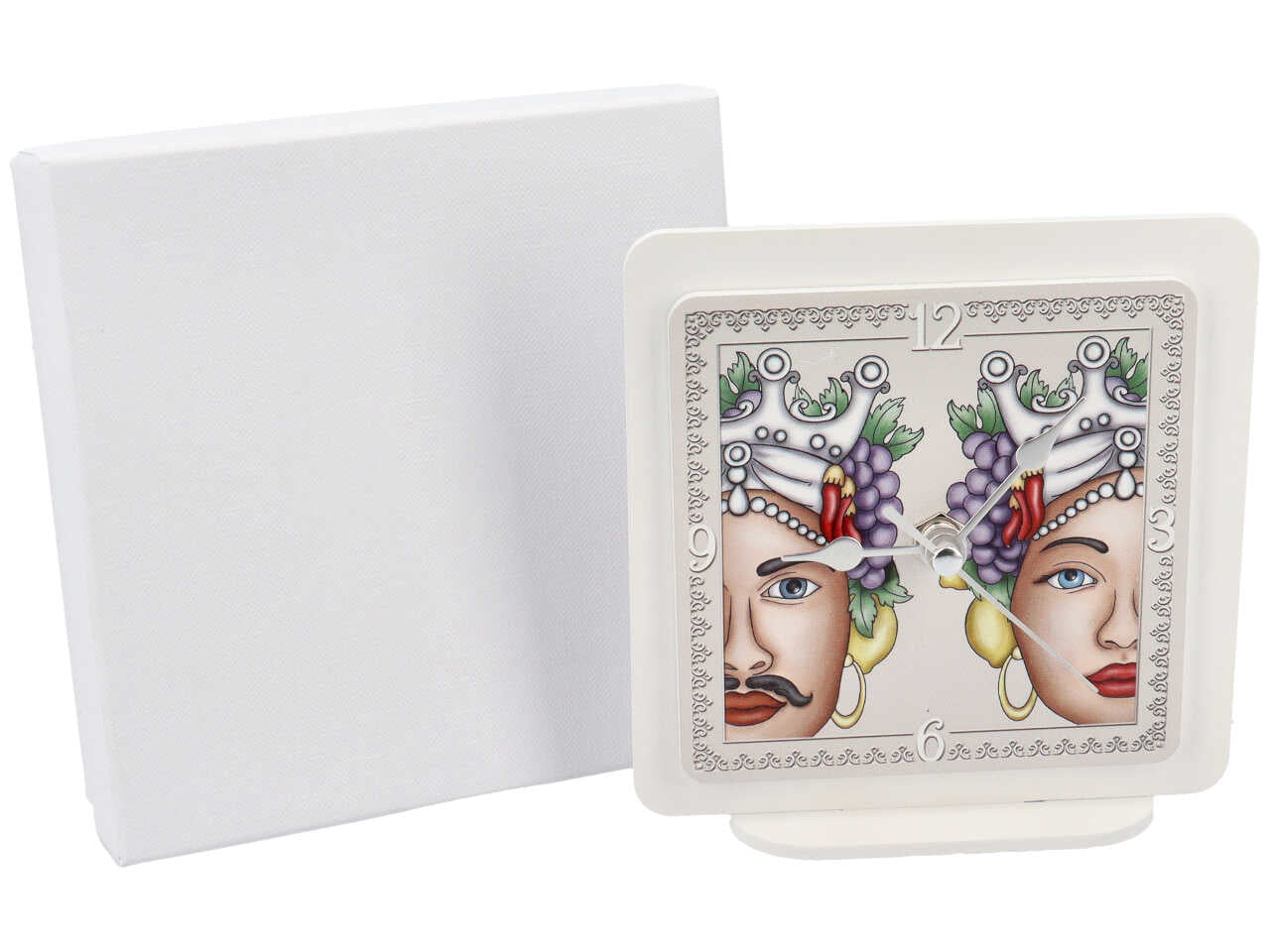 Orologio testa di moro bianco cr-4033