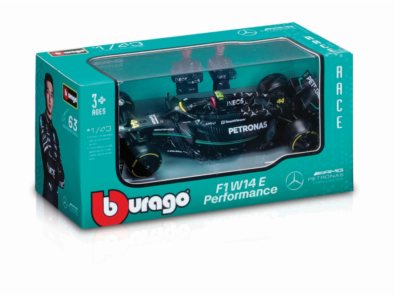 Mercedes amg f1 #63 russel 1:43