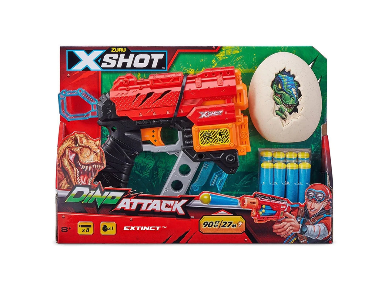 X-shot Pistola Giocattolo dino attack extinct