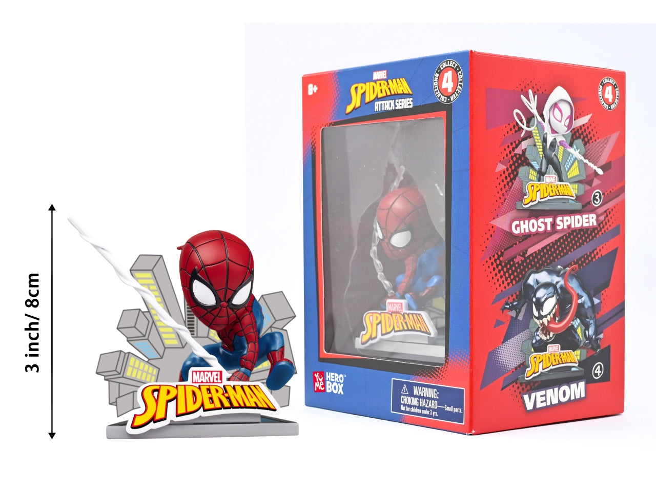 Yume hero box spiderman attack series