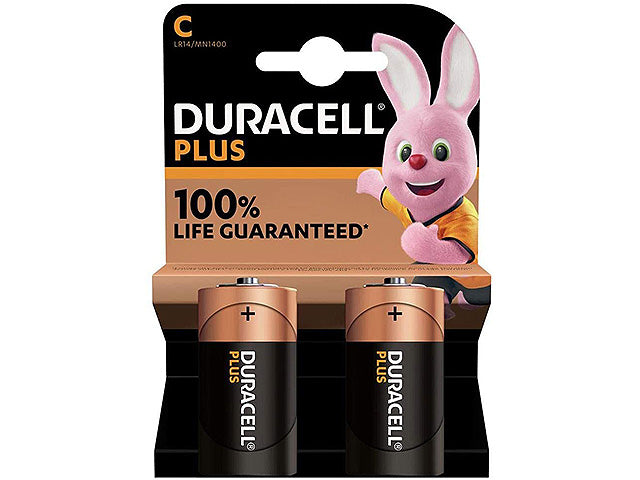 Duracell plus pila mezza torcia 2 pezzi 5012171