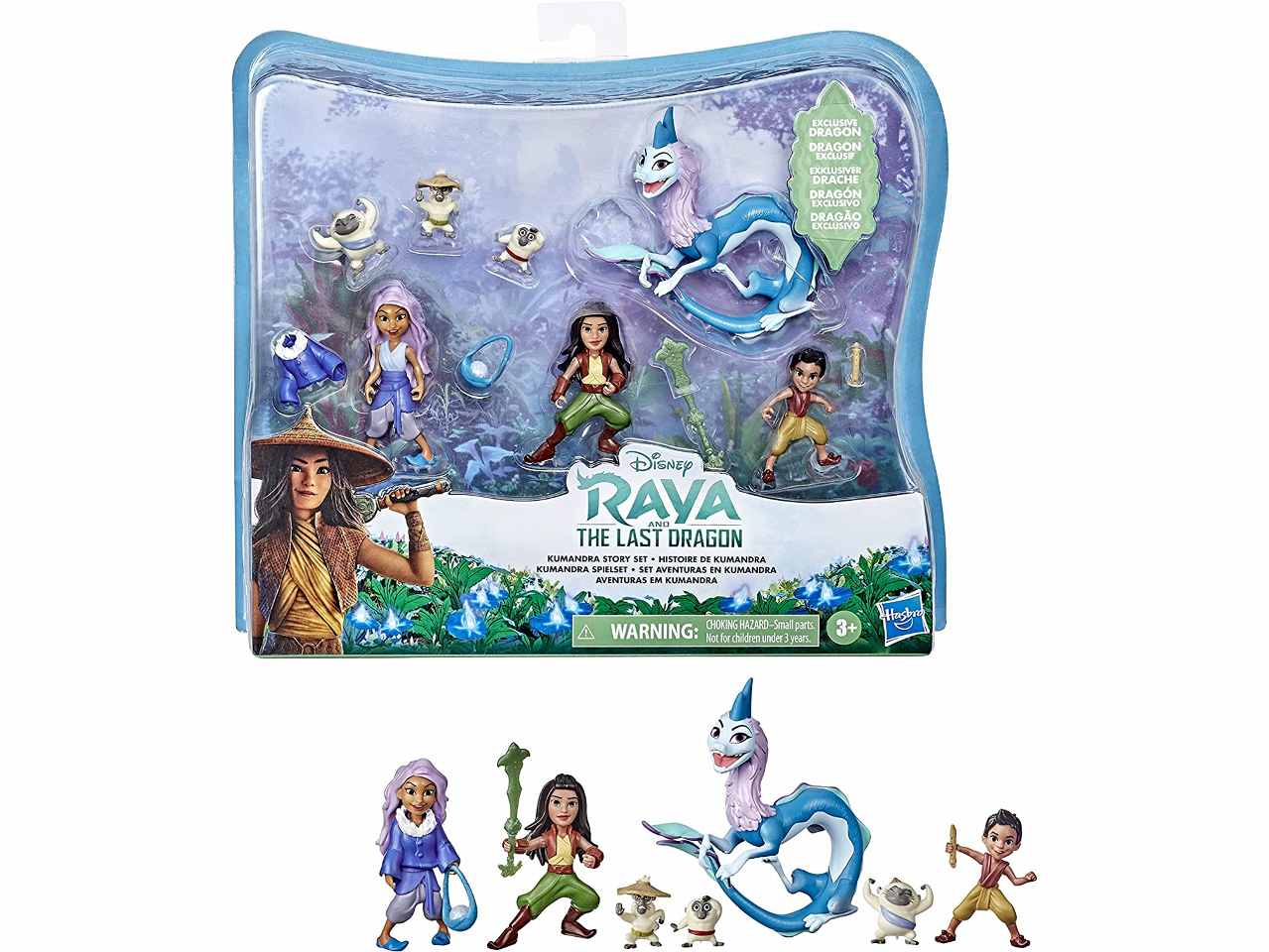 Disney princess raya kumandra story set $