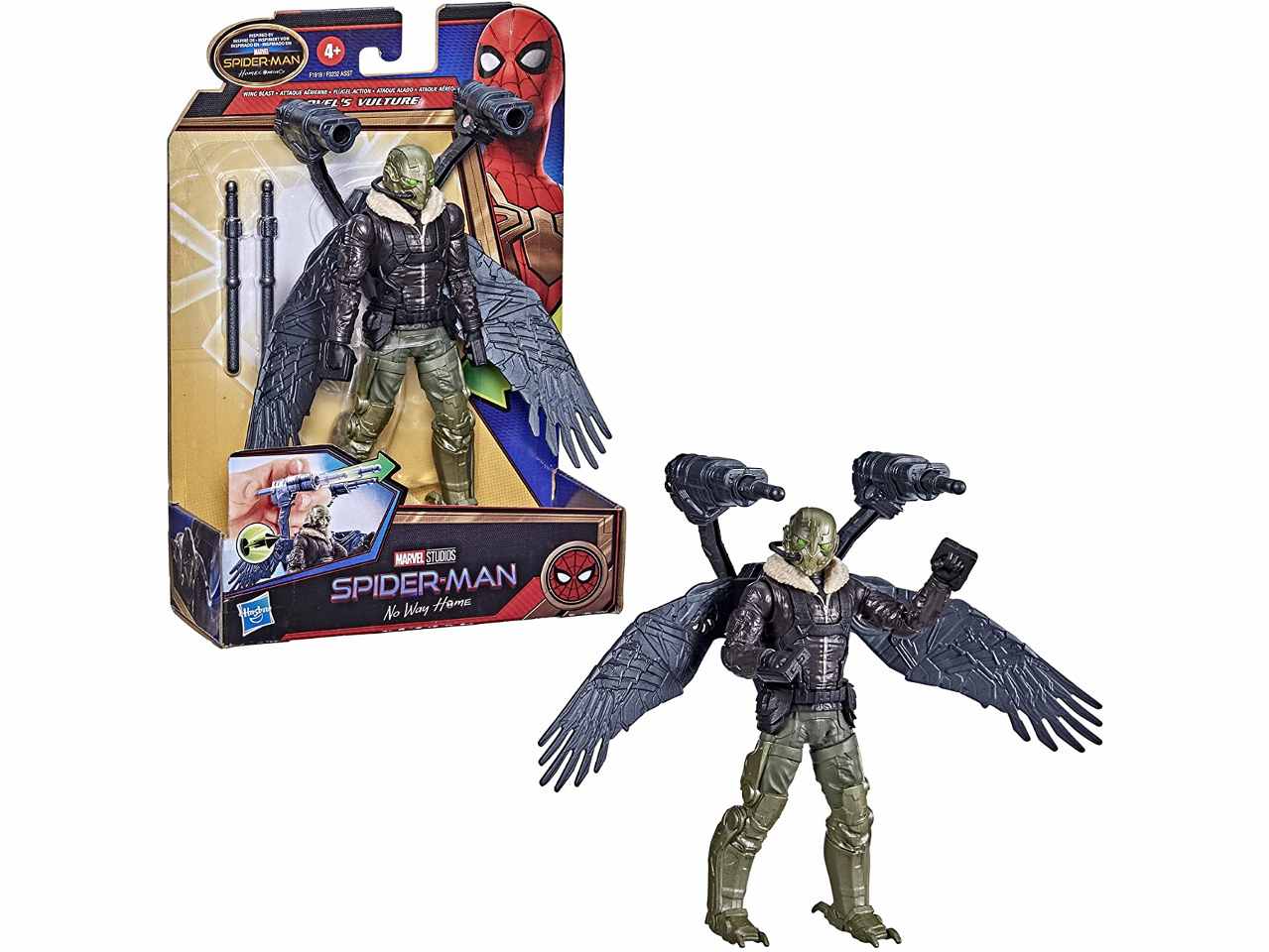 Spiderman 6in deluxe vulture f19195x00#$