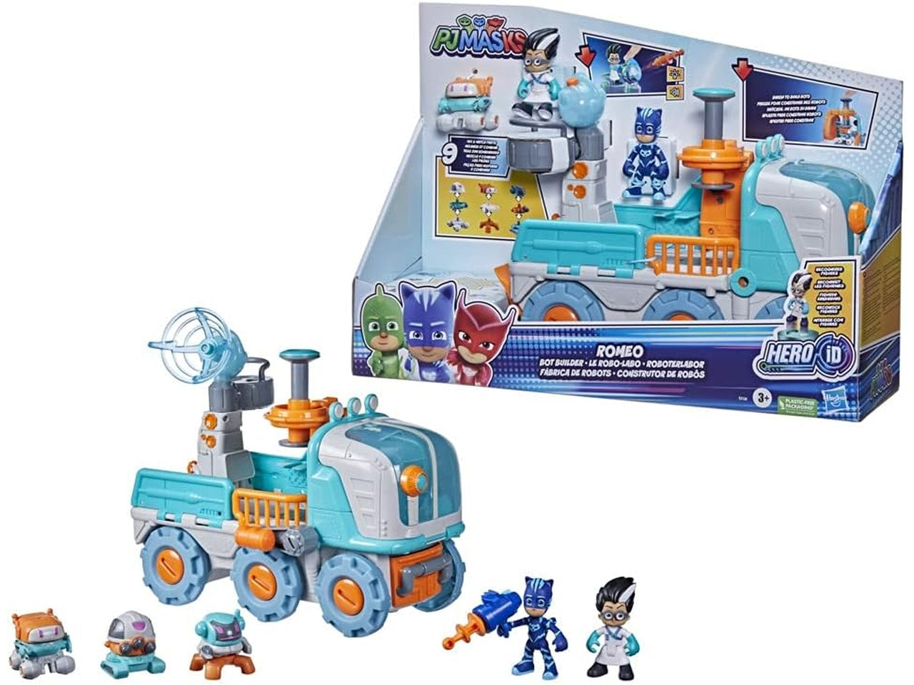 Pj Masks, il laboratorio dei robot di Romeo, per bambini dai 3+ anni
