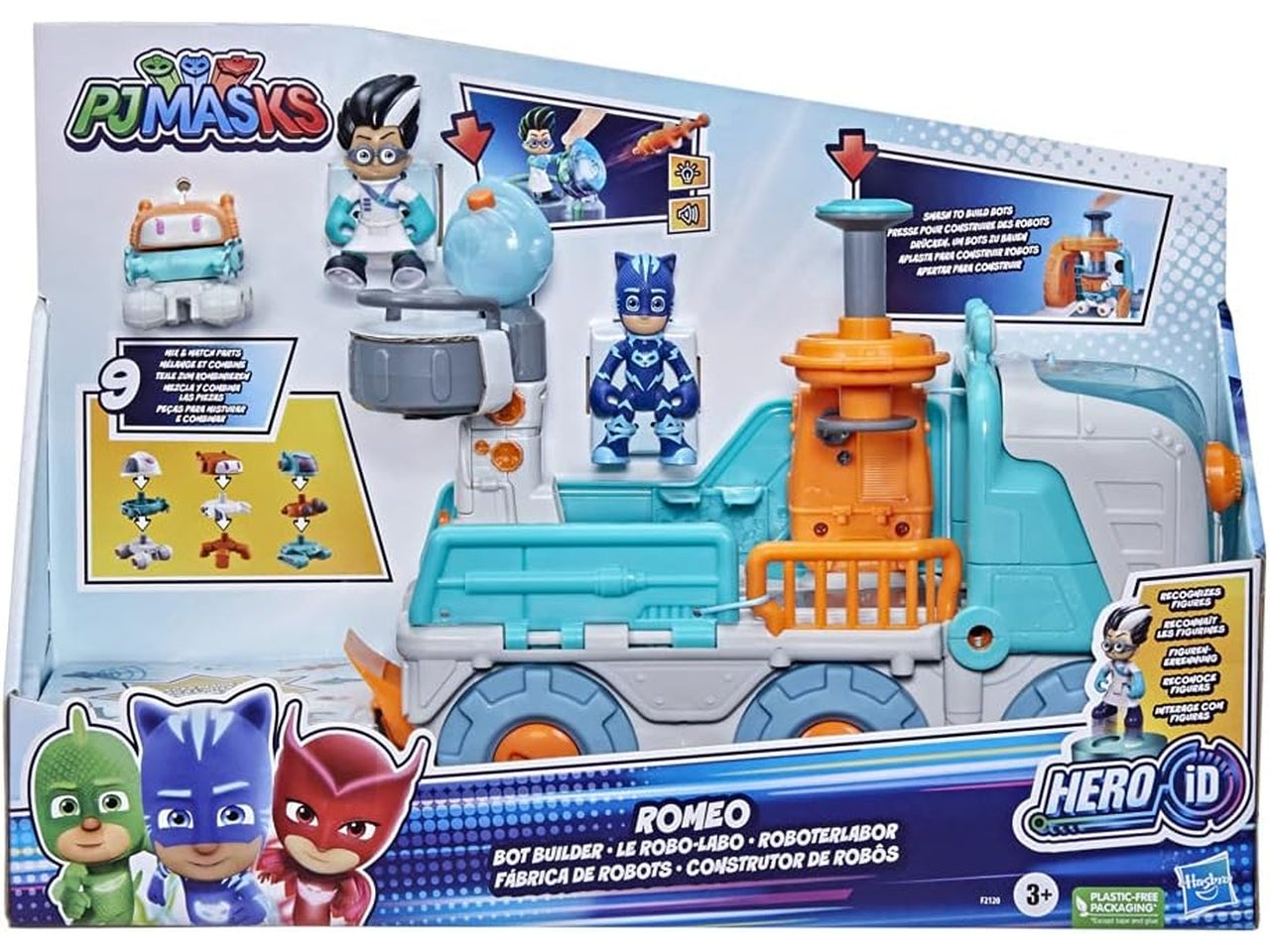 Pj Masks, il laboratorio dei robot di Romeo, per bambini dai 3+ anni