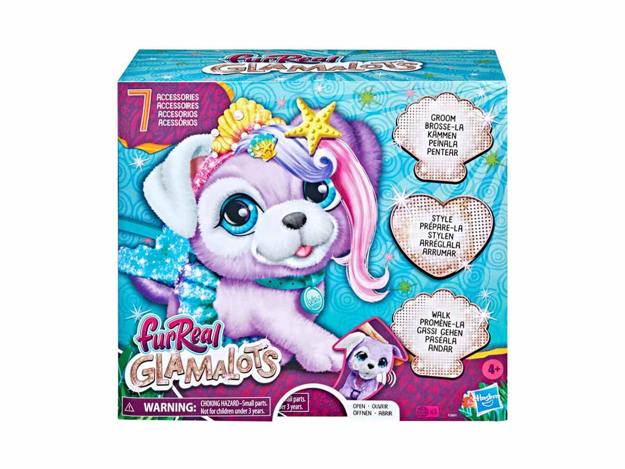 Fur real glamalots mermaid puppy