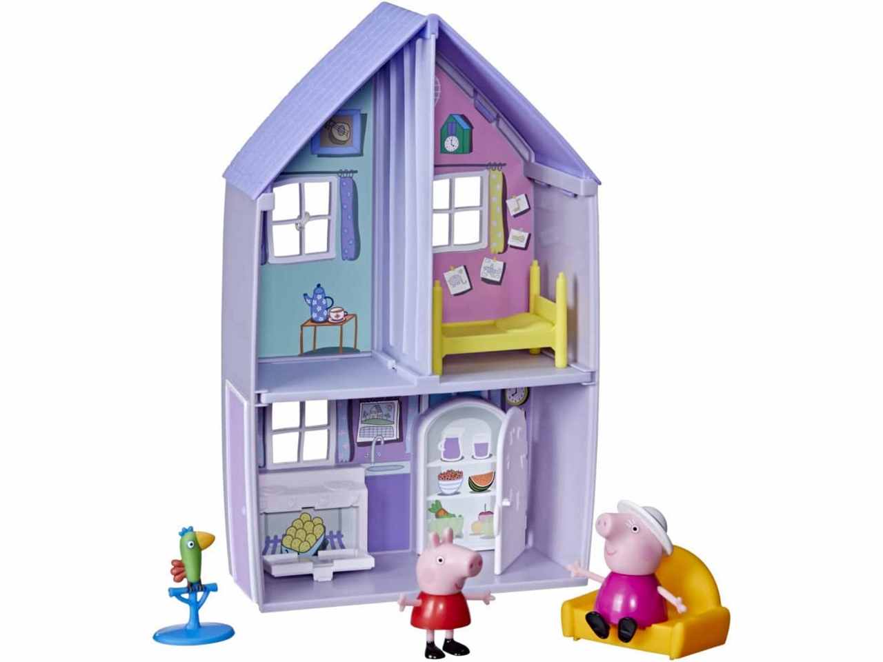 Peppa pig e la casa dei nonni con 2 personaggi