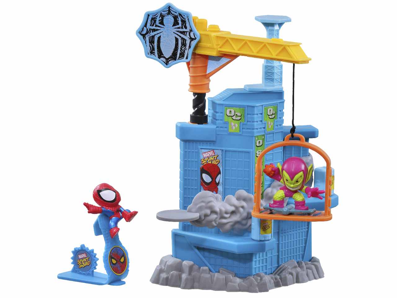 Avengers box stunt squad playset$