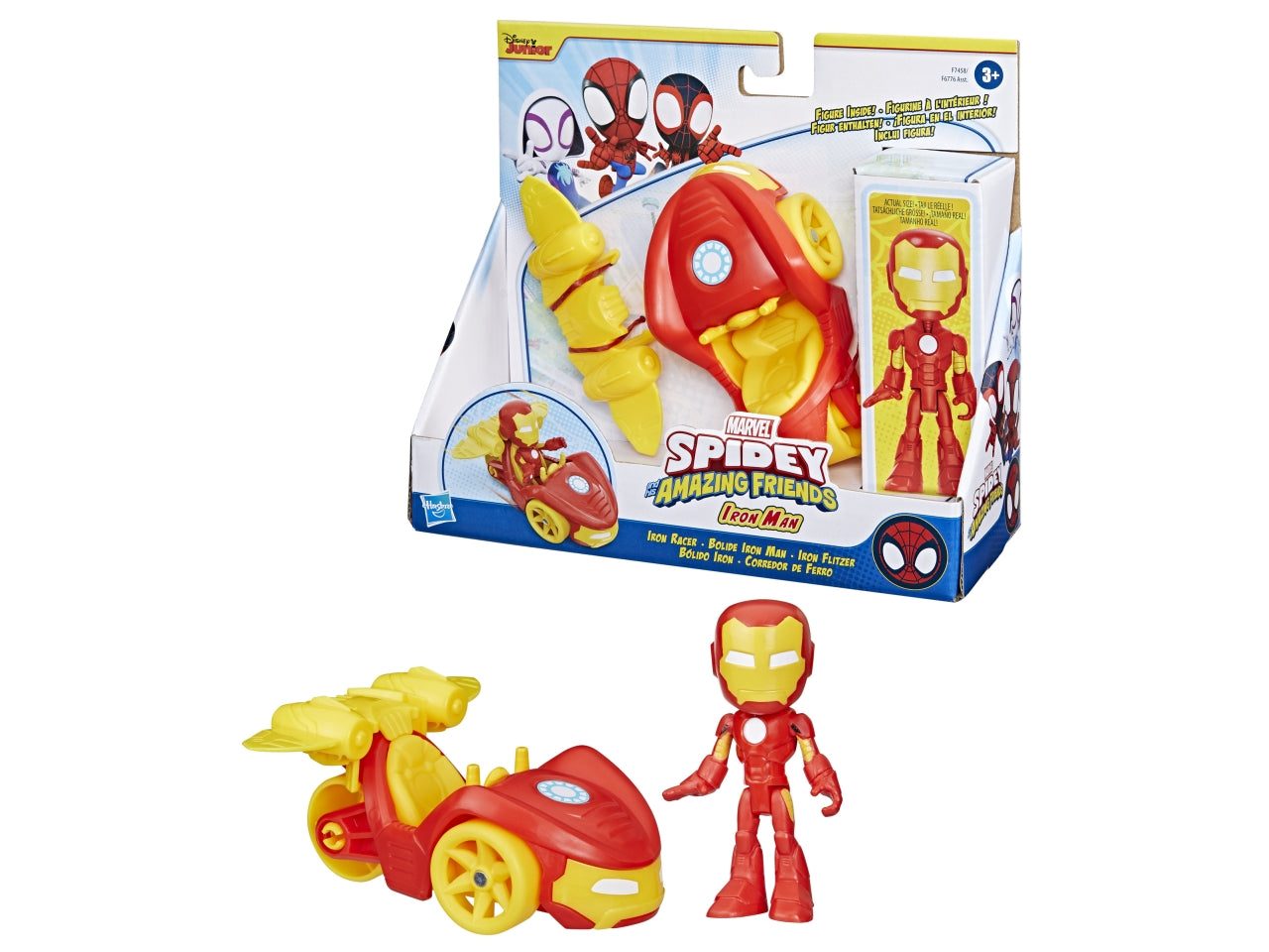 Spidey veicolo con personaggio e accessori - iron racer