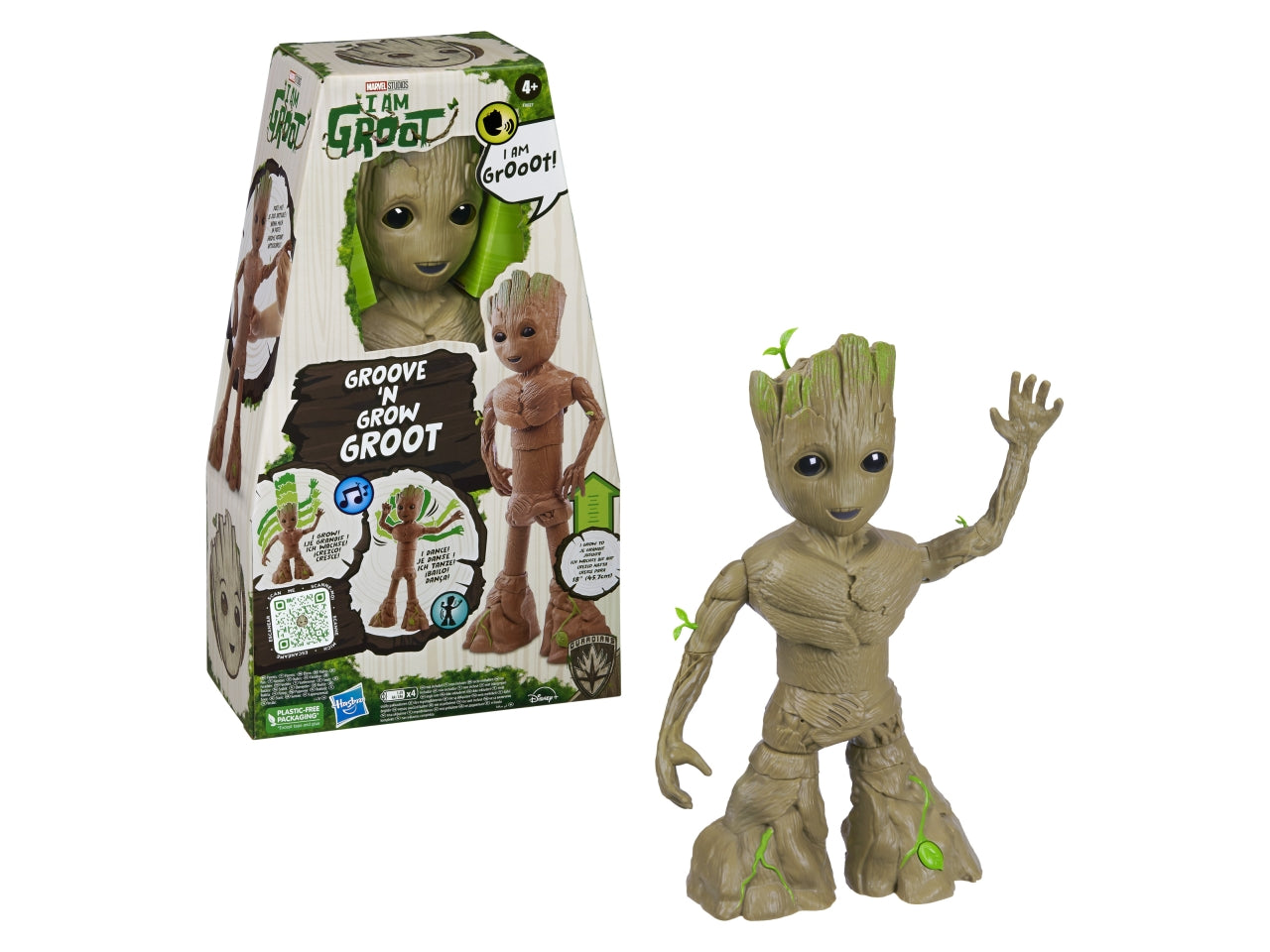 Avengers groot groove and grow animatronic