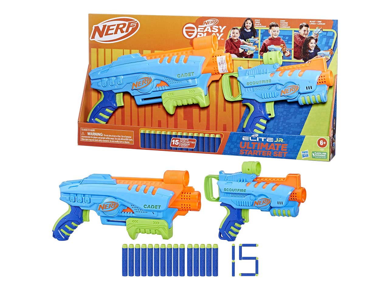 Nerf box elite jr ultimate starter set