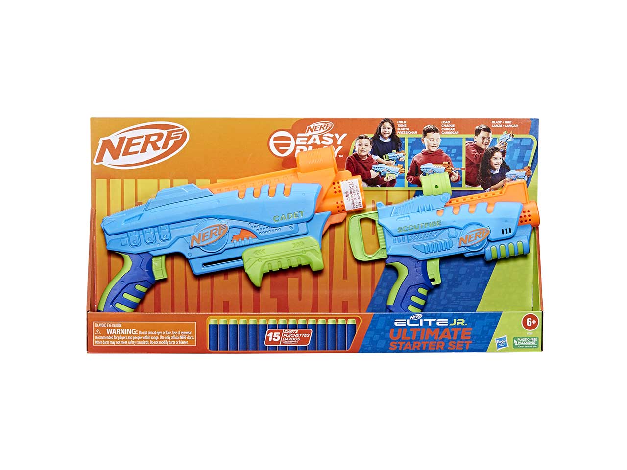 Nerf box elite jr ultimate starter set