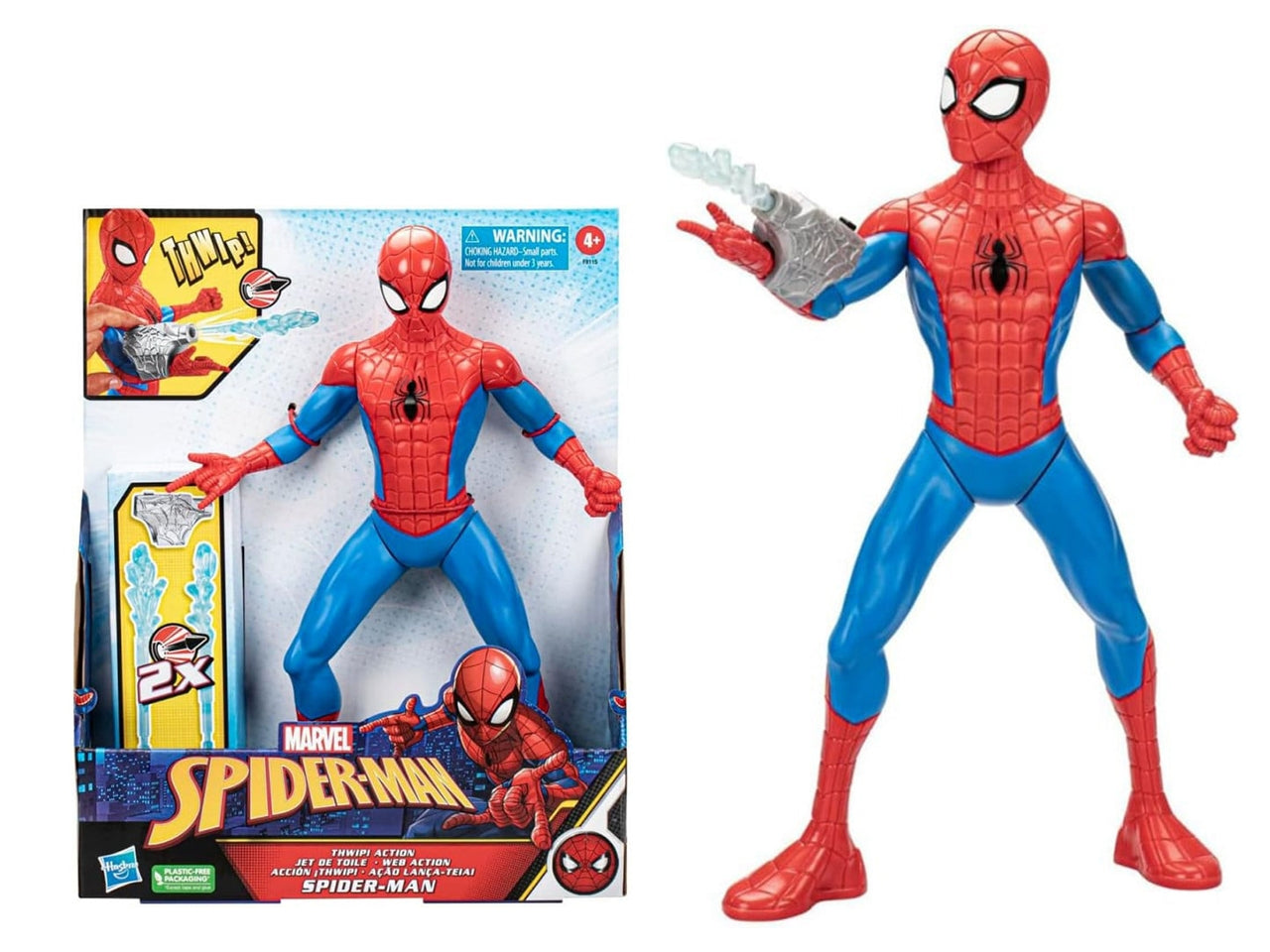 Action figure Spider-Man Personaggio Articolato 35 cm Lancia Ragnatele | Hasbro