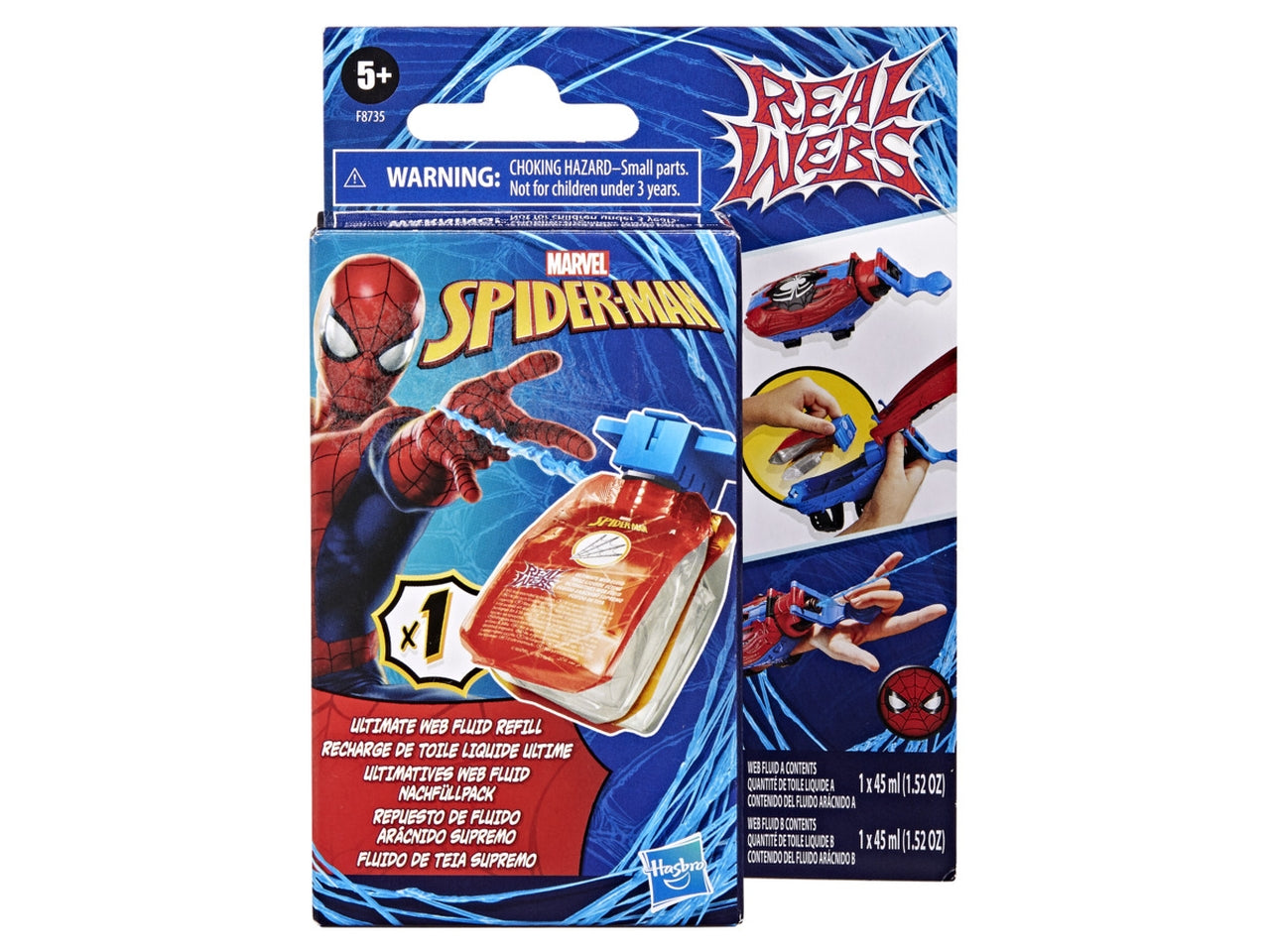 Spiderman real webs refill pack