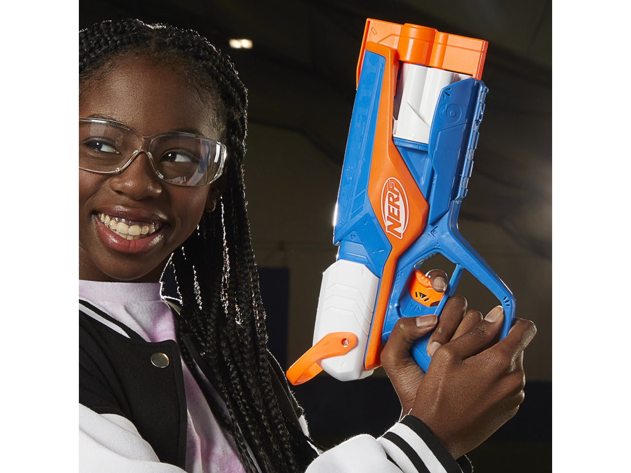 Nerf N-series Agility 12 Proiettili, Pistola giocattolo per bambini - Hasbro