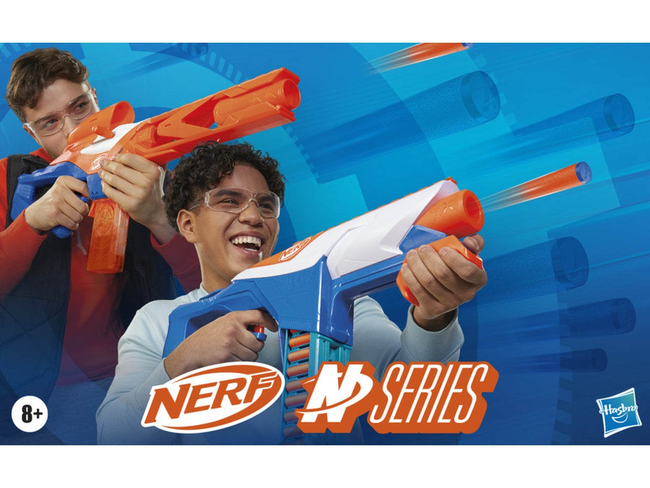 Nerf N-series Agility 12 Proiettili, Pistola giocattolo per bambini - Hasbro