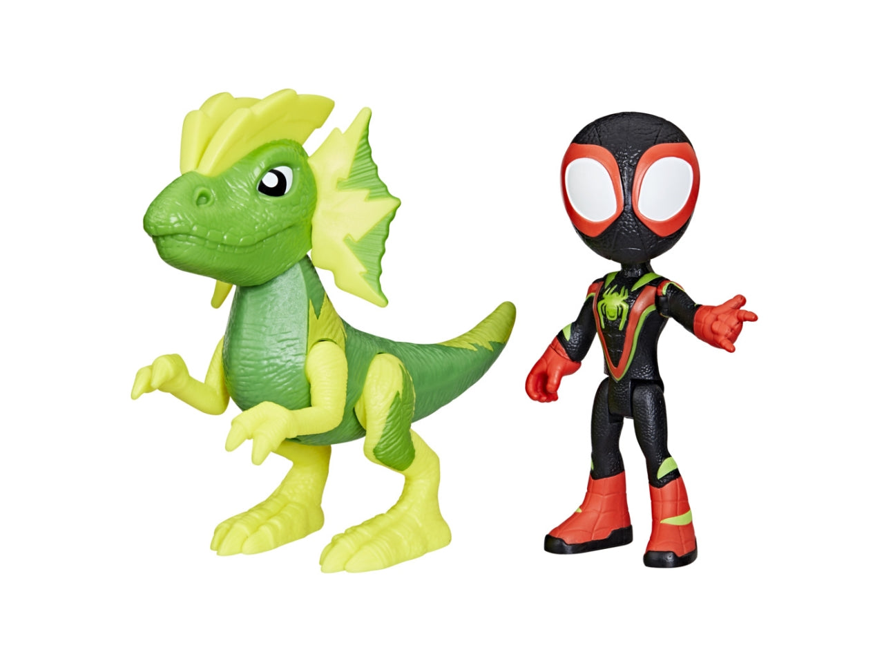 Personaggio Marvel Spidey con Cattivo Dino: Set Spidey e I Suoi Fantastici Amici per Bambini 3+ | Dimensioni 6,4x15,2x17,8 - Hasbro