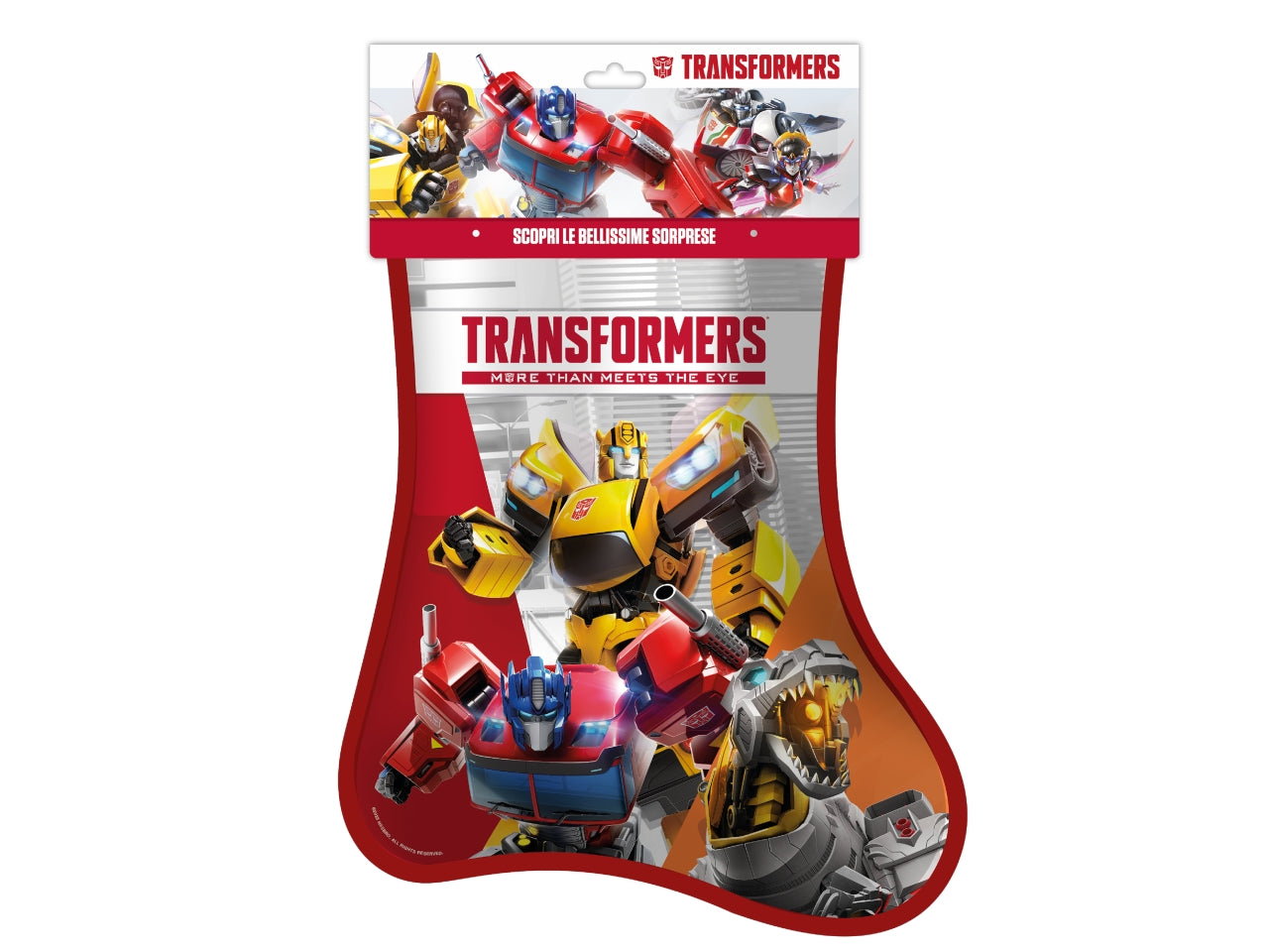 Hasbro calza transfomer $