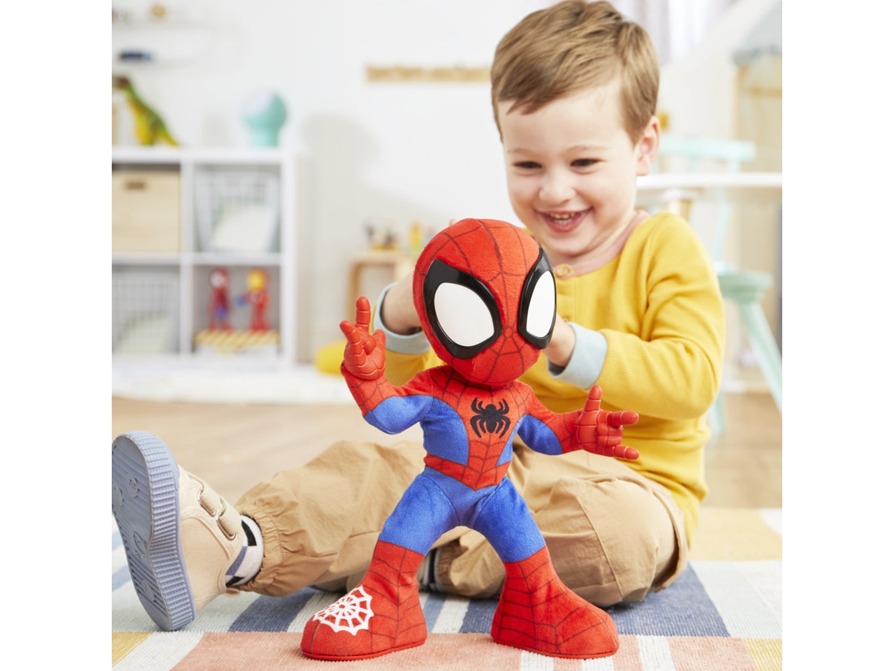 Marvel Spidey and his Amazing Friends, giocattolo interattivo con suoni e movimenti 3+ Habro