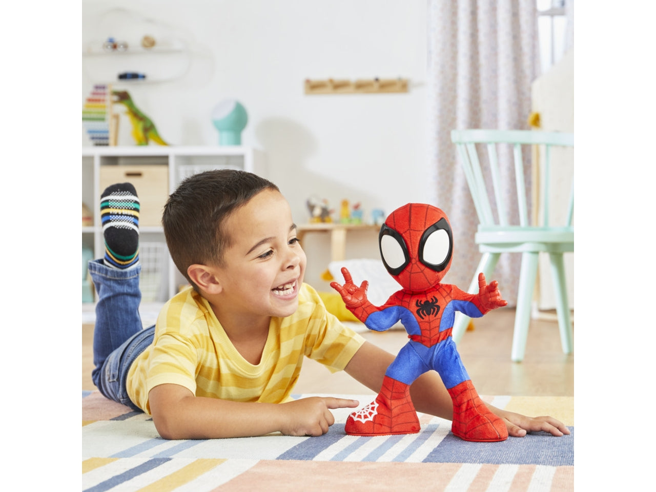 Marvel Spidey and his Amazing Friends, giocattolo interattivo con suoni e movimenti 3+ Habro